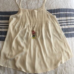 NEW Spaghetti Strap Cream Loft Tank